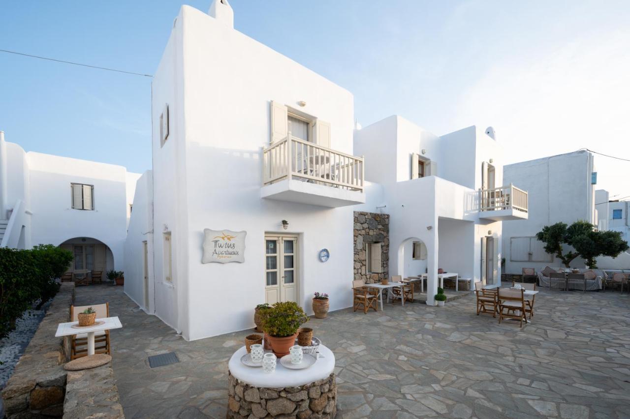Twins-Trisa Apartments Ornos  Exterior foto